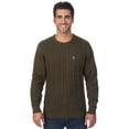 thumbnail image 1 of U.S. Polo Assn. Men's Crew Neck Cable Sweater, 1 of 3
