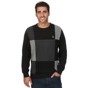 U.S. POLO ASSN. Men's Textured Patchwork Sweater