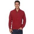 thumbnail image 1 of U.S. Polo Assn. Men's Textured Quarter Zip Sweater, 1 of 3