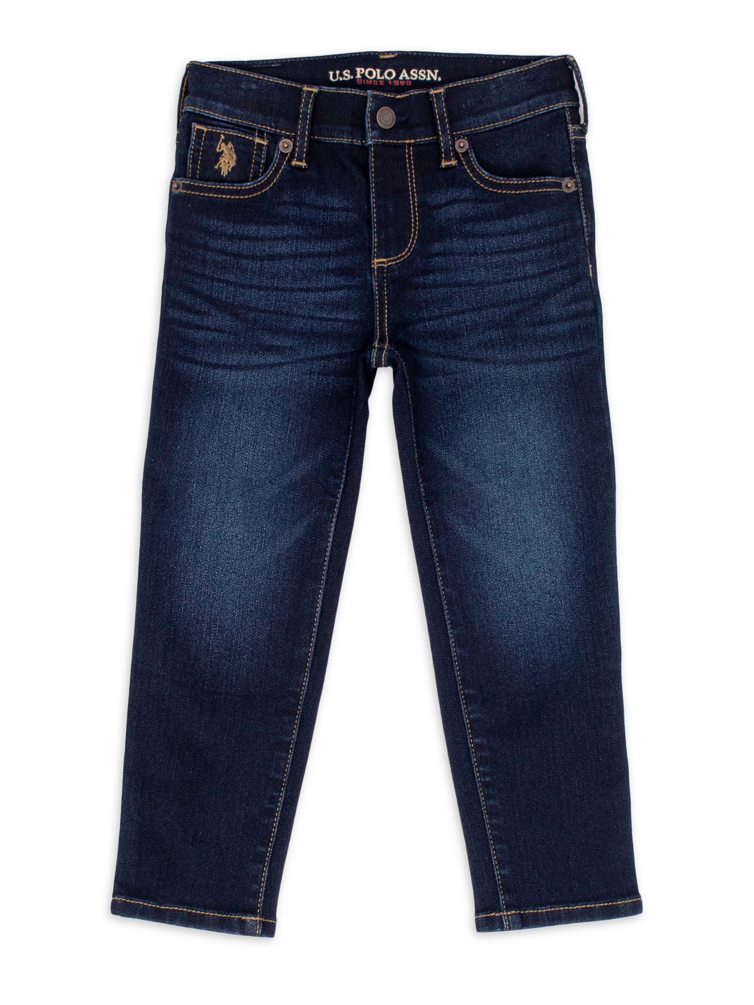 US Polo Assn. Toddler Boy StraightFit Jeans, Sizes 2T5T