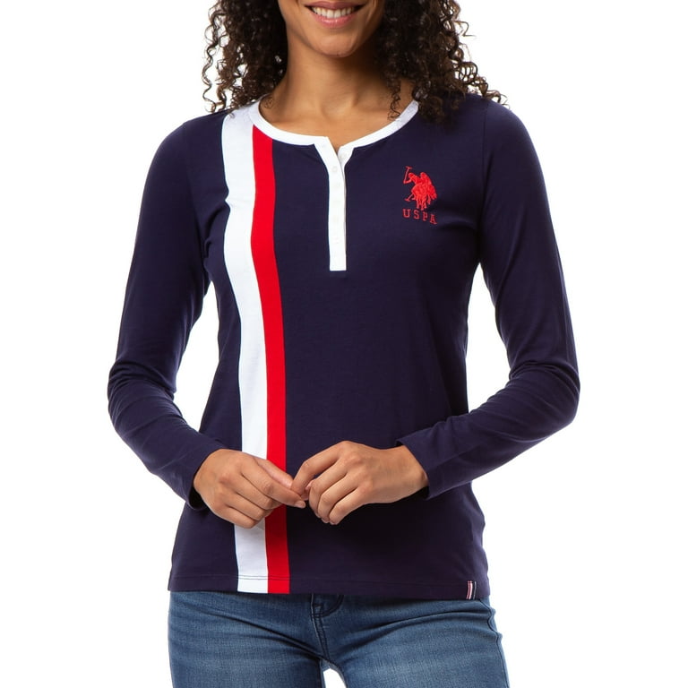 U.S. Polo Assn., Tops, Us Polo Assn Womens Thermal Long Sleeve Henley Top  Size Xxl