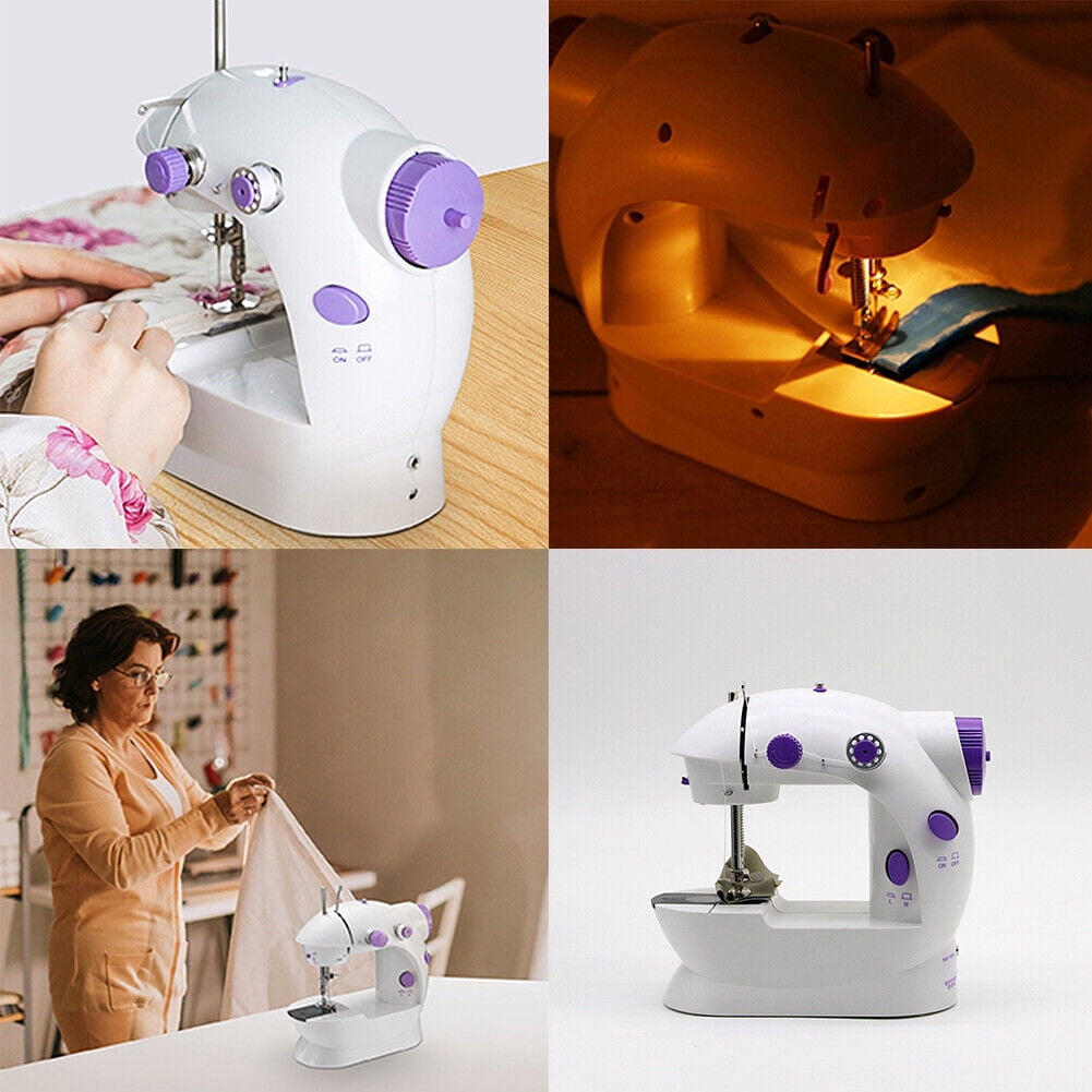 US Portable Mini Desktop Electric Sewing Machine Hand Held Household ...