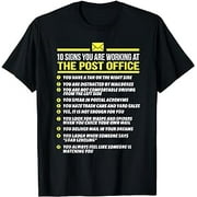 US Postal Service T Shirt -10 Signs You're Working at Post
