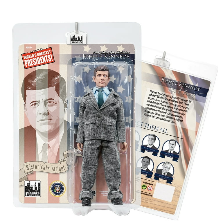 US Presidents 8 Inch Action Figures Series: John F. Kennedy [Gray