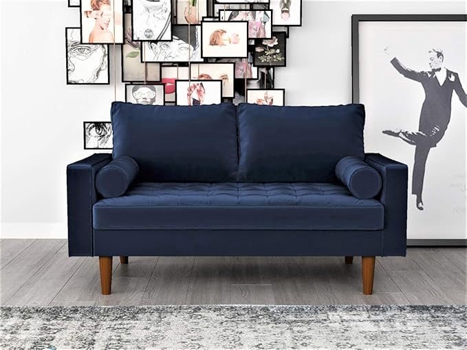 US Pride 58 Inch Velvet Loveseat