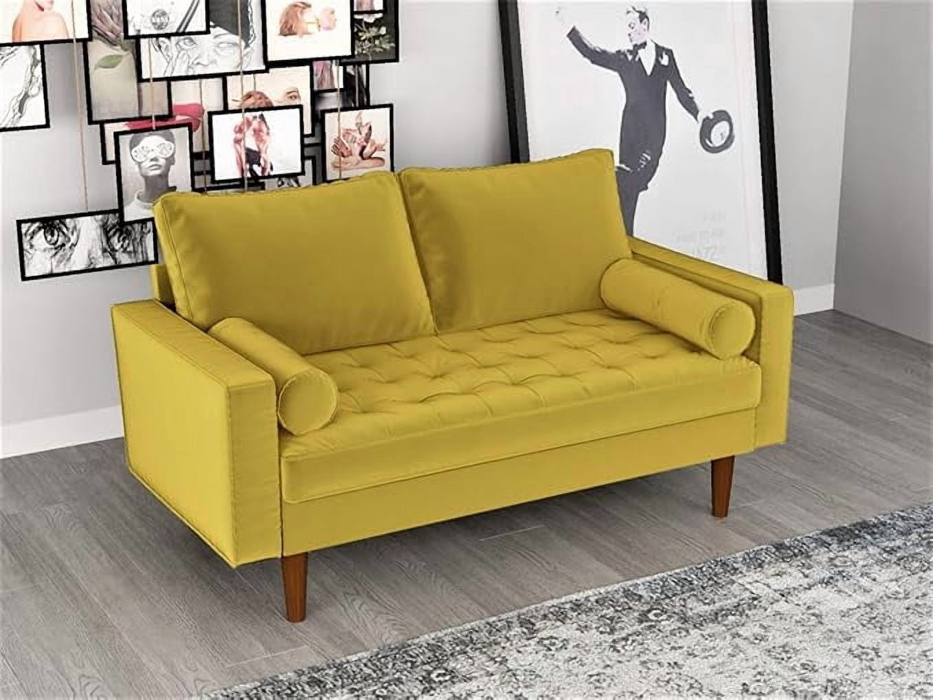 US Pride 58 Inch Velvet Loveseat