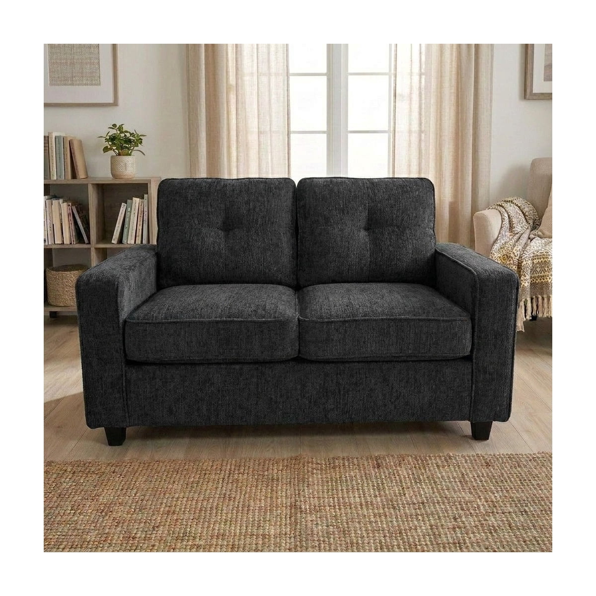 US Pride Chenille upholstery 54.3 inch wide loveseat