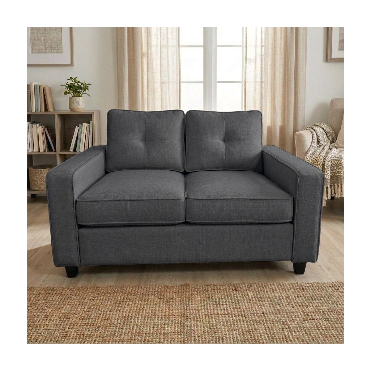 US Pride Chenille upholstery 54.3 inch wide loveseat