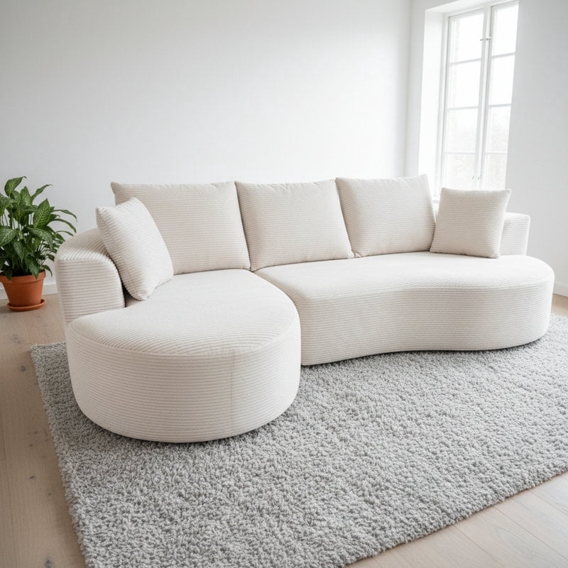 US Pride Compression 111.6'' Curved Modular Sectional