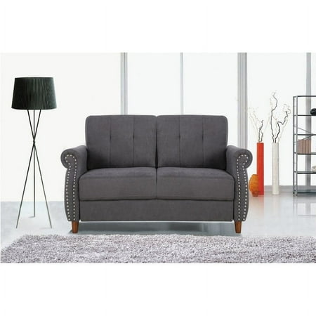 US Pride Furniture Briscoe Loveseat Grey
