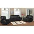 thumbnail image 1 of US Pride Furniture Cosmo Arul Tufted Modern 3 Piece Living Room Set - Black, 1 of 4