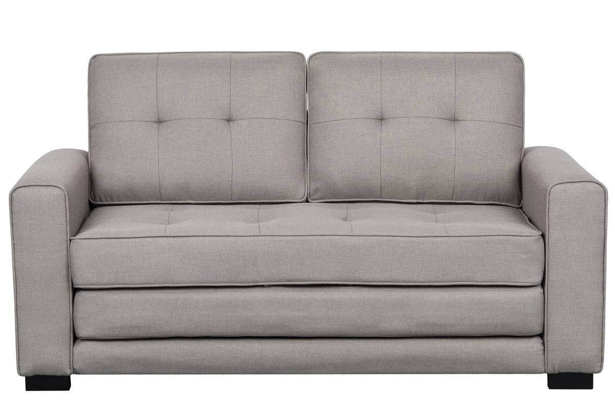 US Pride Furniture  Duke Sofa Bed Sleeper with Tufted Style and Wooden Frame, Charcoal