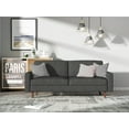 thumbnail image 1 of US Pride Furniture Elvin Linen Fabric Sofa, Dark Gray, S5415-S, 1 of 2