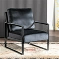 thumbnail image 1 of US Pride Furniture Hosam 25.4" Velvet Upholstery Metal Arms Chair Black, 1 of 6