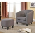 thumbnail image 1 of US Pride Furniture Isabella Upholstered Accent Chair with Ottoman, 1 of 2
