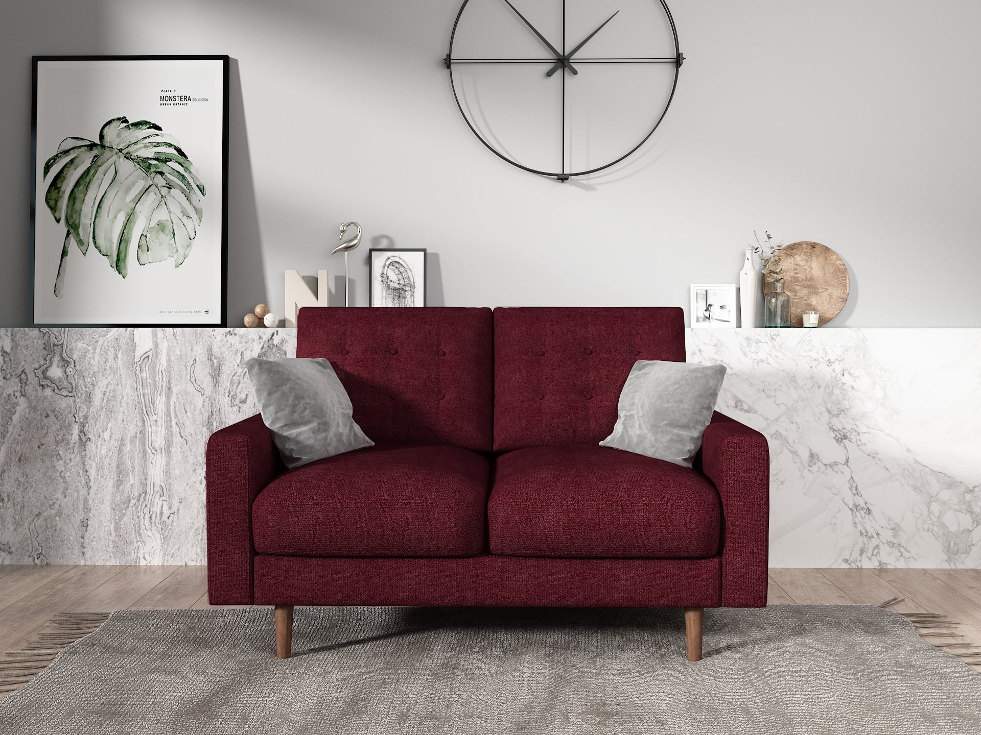 Us pride furniture loveseat discount
