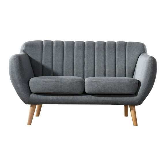 US Pride Furniture Mid Century Modern Loveseat