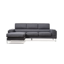 US Pride Furniture Modern Fabric Upholstered 2-Pc Configurable Left or Right Facing Sectional Sofa