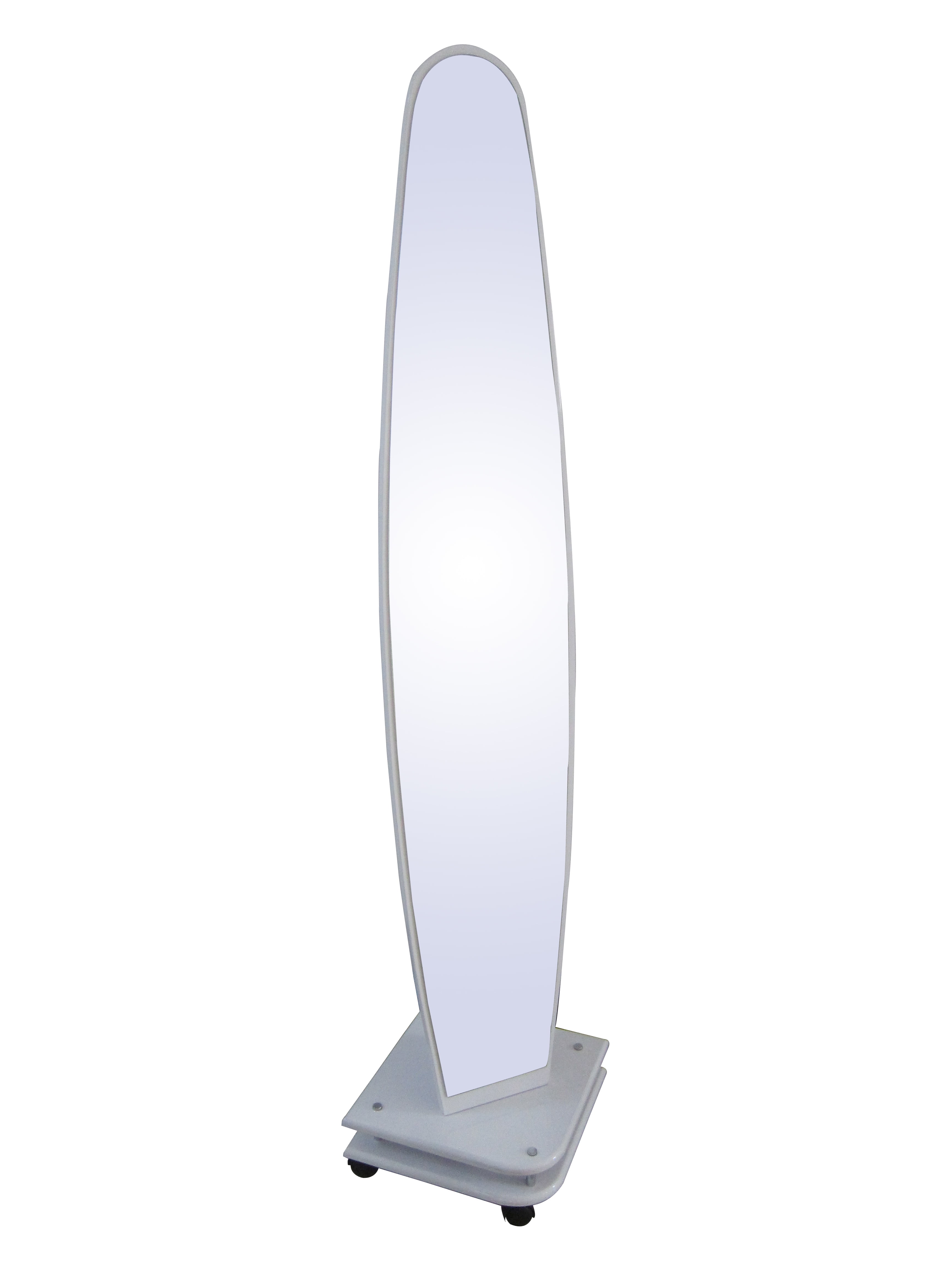 US Pride Furniture Oval Floor Stand Alone Mirror