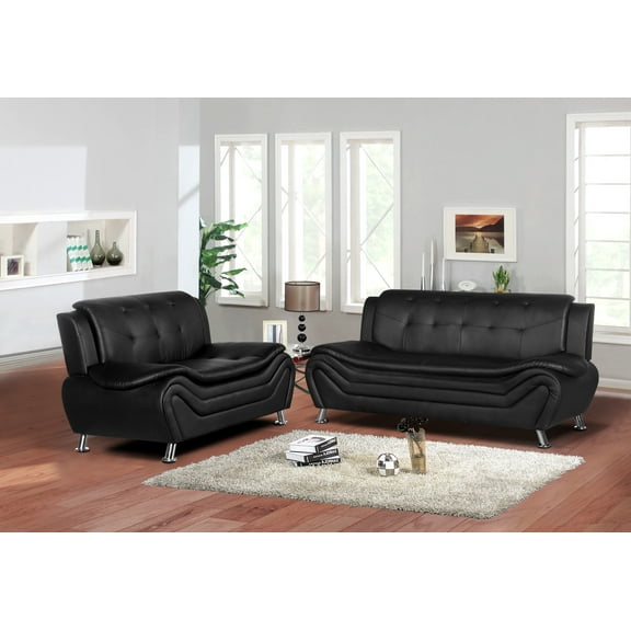 US Pride Furniture Sifford 2 Piece Living Room Set, Sofa, Loveseat