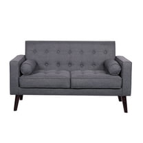 US Pride Furniture Tufted Back & Seat Cushion Loveseat