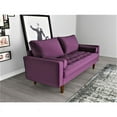 thumbnail image 1 of US Pride Furniture US Pride Mac Velvet Sofa Eggplant, 1 of 5