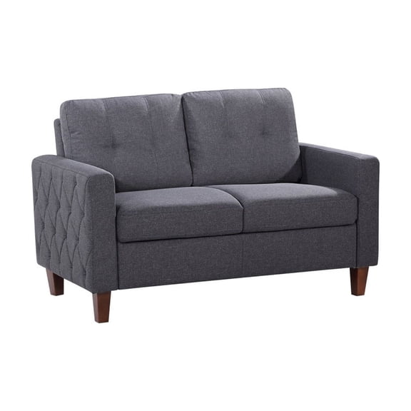 US Pride Linen Upholstered 54.53'' Loveseat