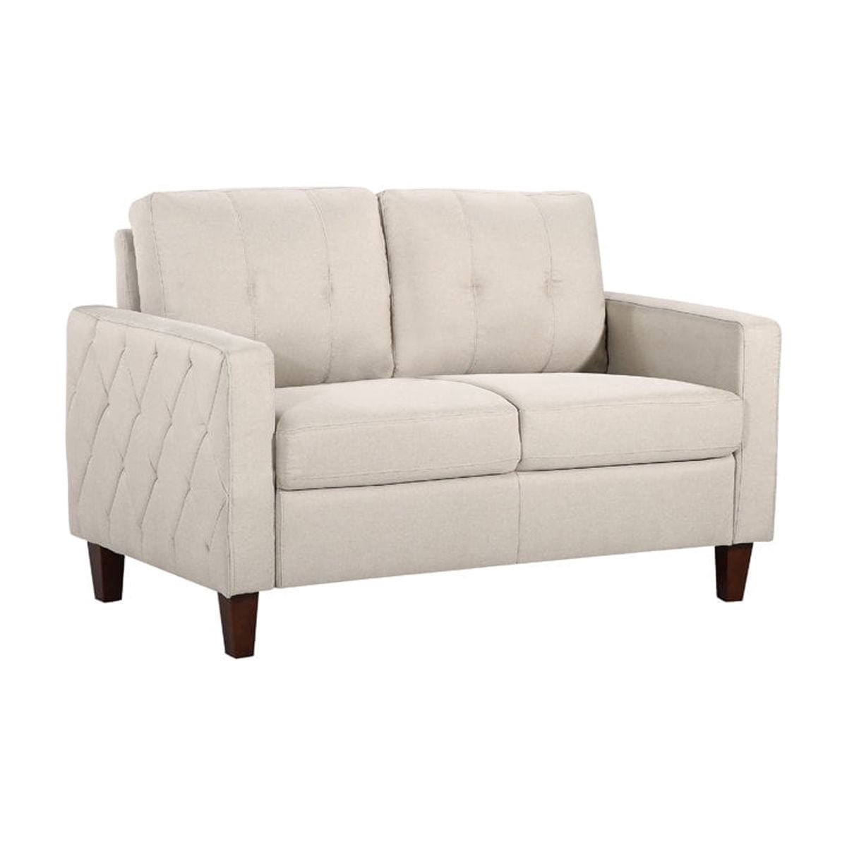US Pride Linen Upholstered 54.53'' Loveseat