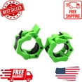 US Pro Olympic 12" Inch Barbell Clamps Quick Release Standard Bar