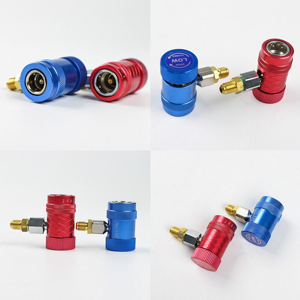R1234yf Quick Coupler Adapter Set 2PC For Auto AC Manifold Gauge - Foto 5