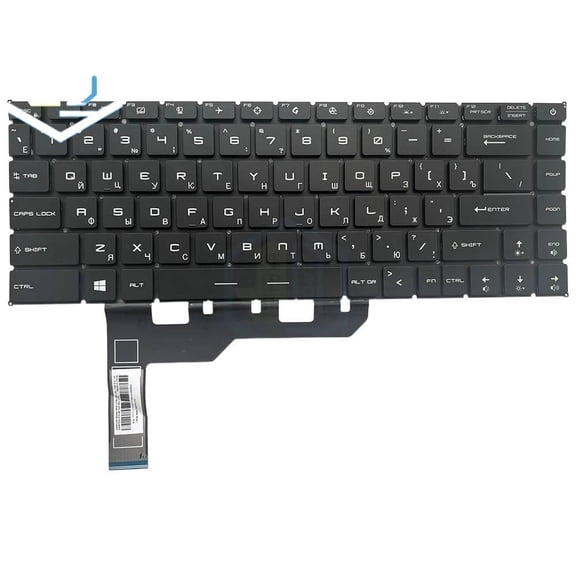 US RU Russian Spanish Keyboard Laptop RGB Backlit Keyboards For MSI GP66 Stealth GS66 Raider GE66 MS-1541 MS-1542 MS-16V1 Buckle