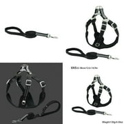 US Reflective Dog Vest Harness Leash Collar Set No Pull Adjustable for XXS-L