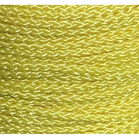 US Ropes Tactical Nylon Micro Cord 1.18mm X 125ft Lightweight Braided Cord (3/64" Diameter) on Spool Camping Boating Home Fishing Garden Jewelry 90lb Test Breaking Load (F.S. Yellow)