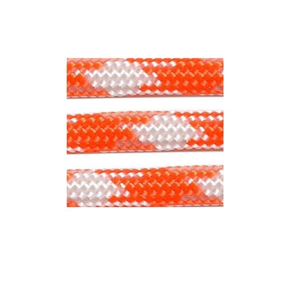 US Ropes Type III Commercial 550 Paracord 100' Hank Made in USA Survival Cord Parachute Outdoor (Creamsicle)