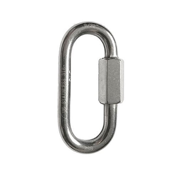 US STAINLESS 2 Pieces Stainless Steel 316 Quick Link Marine Grade 9/32" (7mm)