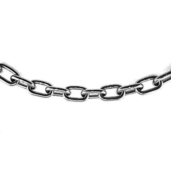 US STAINLESS Stainless Steel 316 Chain 1/4" NACM Chain (by The Foot)
