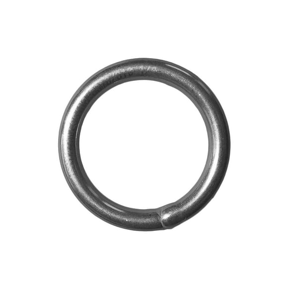 US STAINLESS Stainless Steel 316 Round Ring Welded 3/8" x 1 5/8" (10mm x 40mm) Marine Grade
