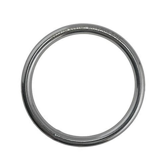 US STAINLESS Stainless Steel 316 Round Ring Welded 5/16" x 3" (8mm x 75mm) Marine Grade