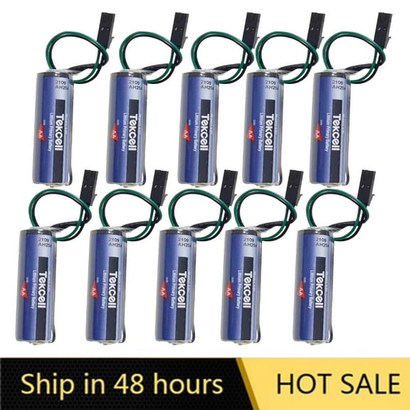 US STOCK 10PCS Tekcell SB-AA11 Battery AA 3.6V 2400mAh Lithium Non-Rechargeable Battery