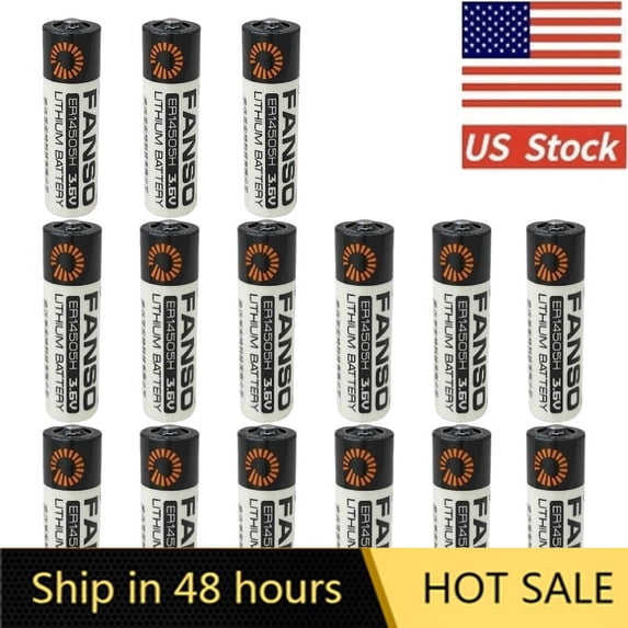 US STOCK (15-Pack) ER14505H AA ER14505 LS14500 3.6V 2700mAh Non-rechargeable Battery Power Brand new