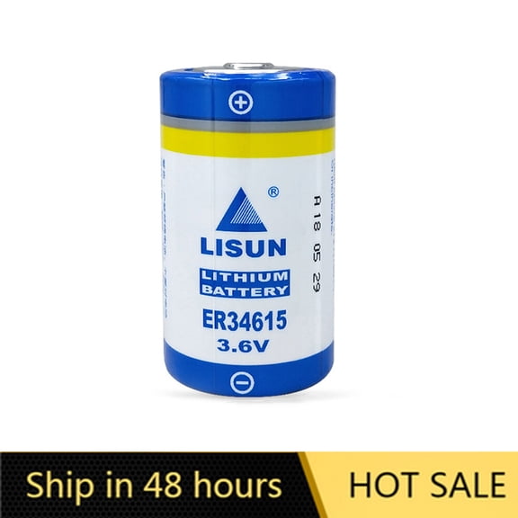 US STOCK 1PCS ER34615 3.6V 19000mAh D Size Lithium Battery for CNC Machine Tool Without Plug Brand New