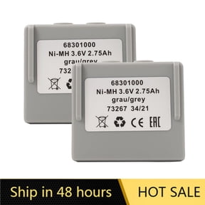 US STOCK (2-Pack) 68301000 2750mAh Rechargeable Ni-MH Battery For Hetronic Remote 68300900