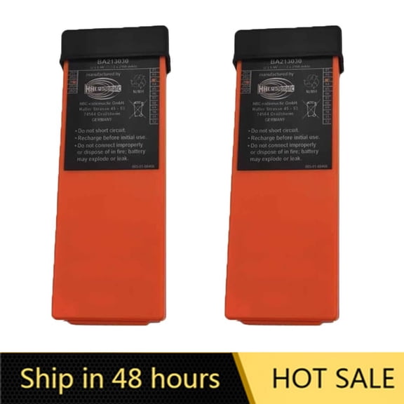 US STOCK (2 Pack) BA213030 2100mAh Ni-MH Rechargeable Battery for HBC Crane Remote Control Pump