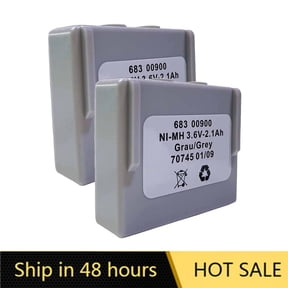 US STOCK 2PCS 68300900 Rechargeable Battery 3.6V 2100mAh Ni-MH Battery for HETRONIC Remote