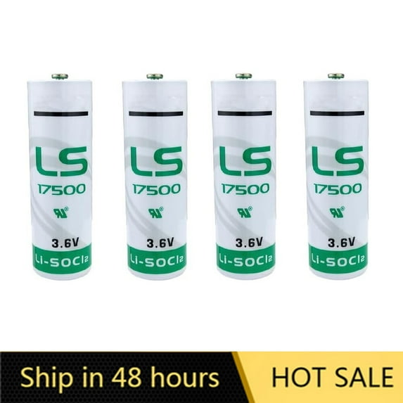 US STOCK 4PCS 3.6V 3600mAh LS17500 Non-Rechargeable Lithium Battery LS 17500 Battery