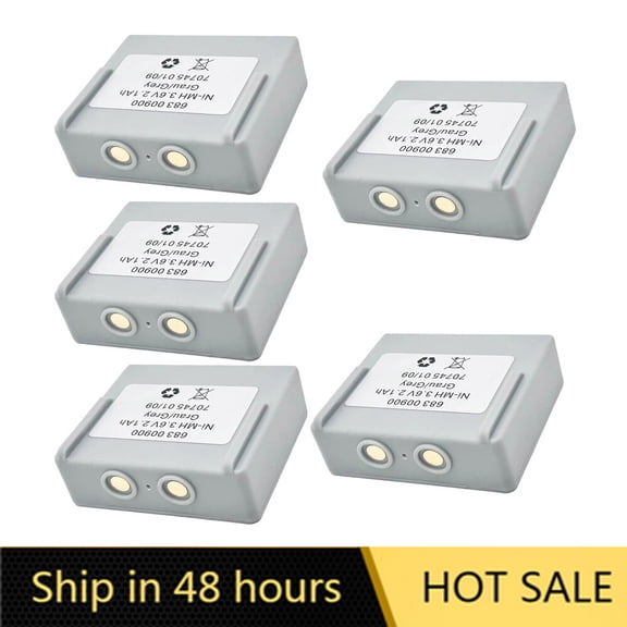 US STOCK 5PCS 68300900 Rechargeable Battery 3.6V 2100mAh Ni-MH Battery for HETRONIC Remote