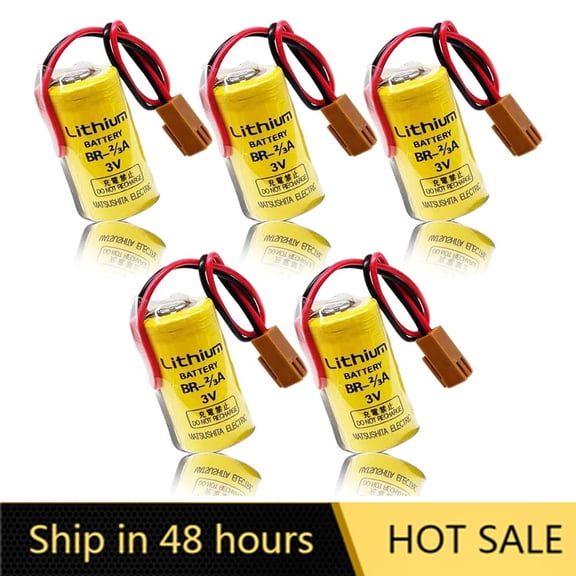 US STOCK 5PCS BR-2/3A 1600mAh Lithium Battery for A98L-0031-0006 System Industrial Backup Brand New