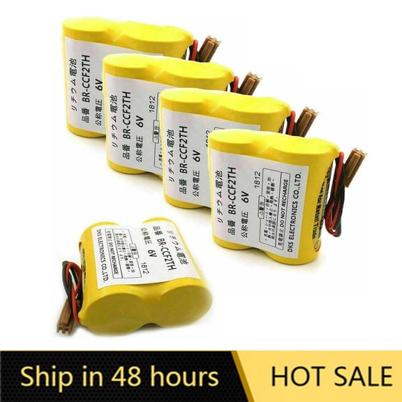 US STOCK 5PCS BR-CCF2TH 6V 5000mah Lithium Battery for Fanuc A98L-0001-0902 A06B-6073-K001