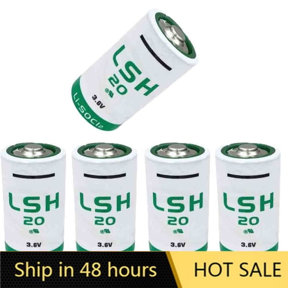 US STOCK 5PCS LSH20 13000mAh 3.6V Lithium Battery Size D Non-Rechargeable PLC Battery