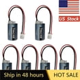 thumbnail image 1 of US STOCK  (6 Pack) For Tekcell SB-AA02 3.6V Li-on Battery 1/2AA 1200mAh LS14250 PLC with Plug Brand new, 1 of 4